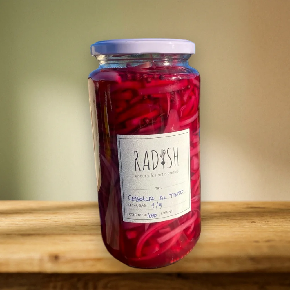 Frasco de Cebolla al Vino Tinto RADISH