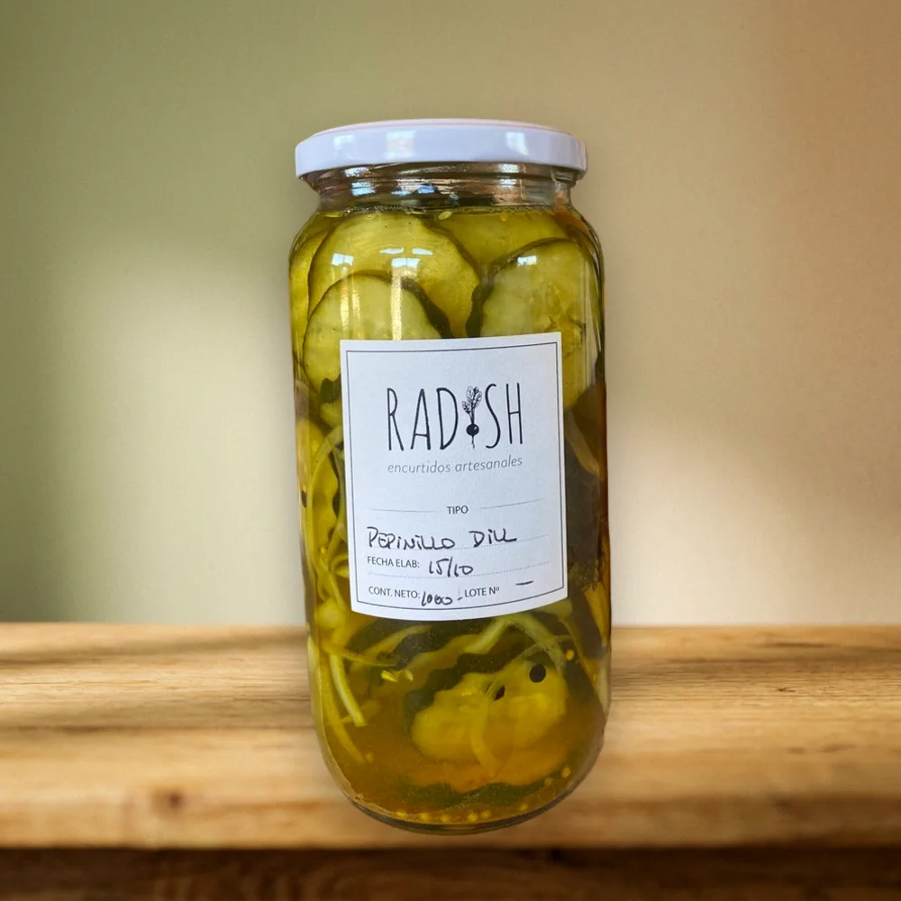 Frasco de Pepinillos Dill RADISH